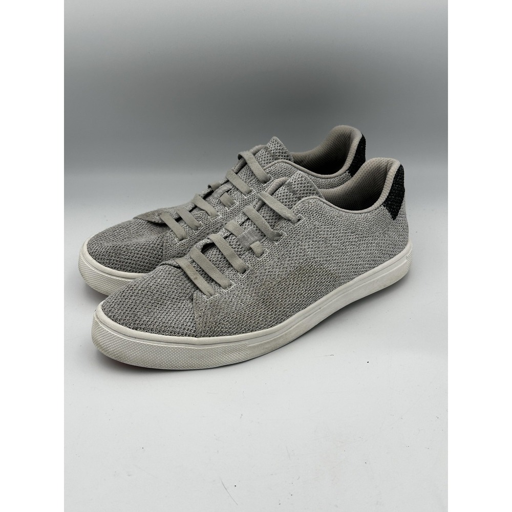Peter Millar Shoes Mens 8.5 Gray Knit Lace Up Casual Sneakers Hyperlight Drift